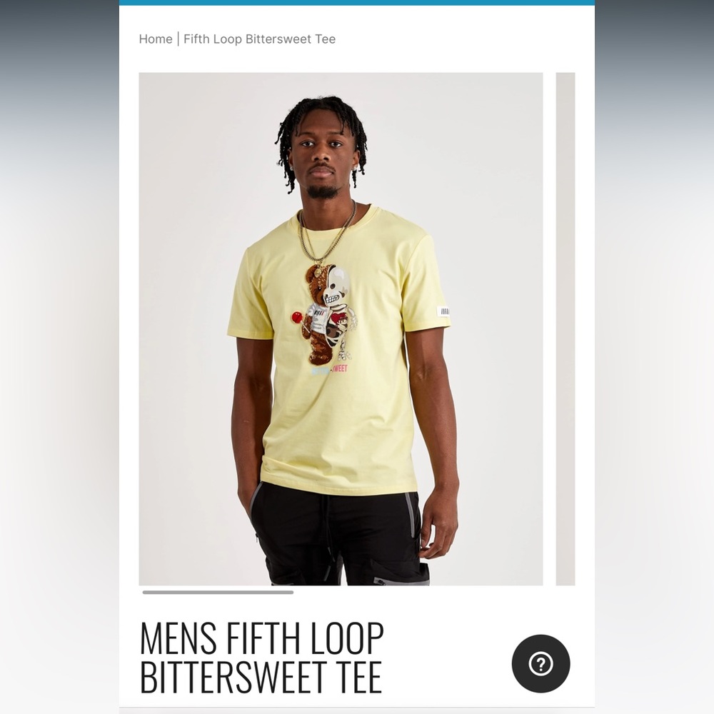 BRAND NEW MENS XXL FIFTH LOOP BITTERSWEET T-SHIRT